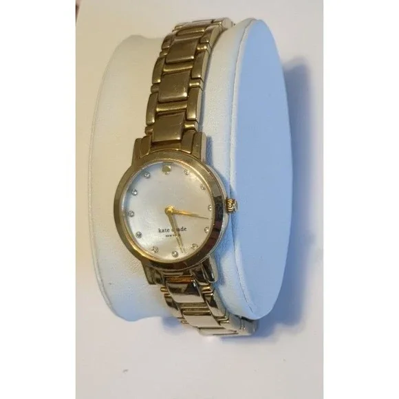 Kate Spade Women\'s Gramercy silver tone MOP watch $224 Kate Spade Women main image 4